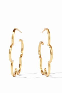 MEDIUM GARDENIA HOOP