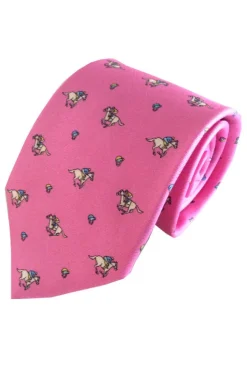 RIDING DERBY TIE- PINK