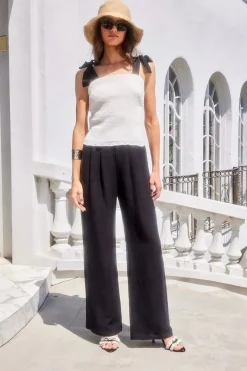 TORI PLEATED TROUSERS